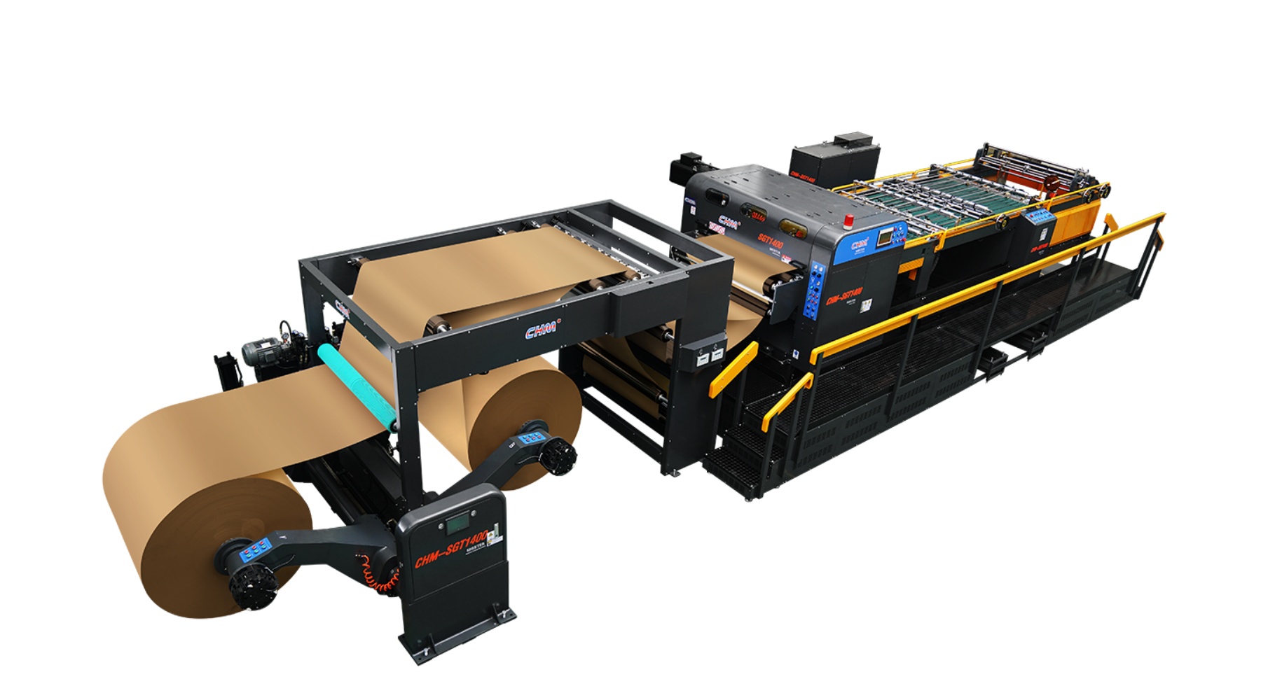 How To Cut Four 300gsm Kraft Liner Paper Rolls Into Sheets At One Paper Roll Sheeter Cutter Machine