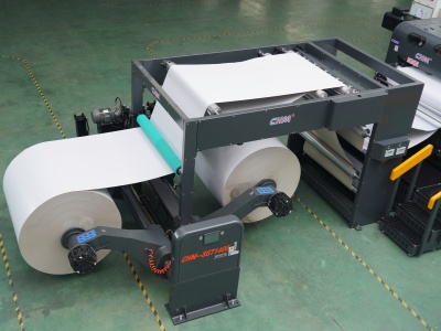 CHM-SGT Model Double Rotary Blade Paper Roll Sheeter Cutter Machine