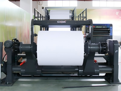 Wet Strength Paper Roll Sheeter Cutter Machine With Online Embossing Unit