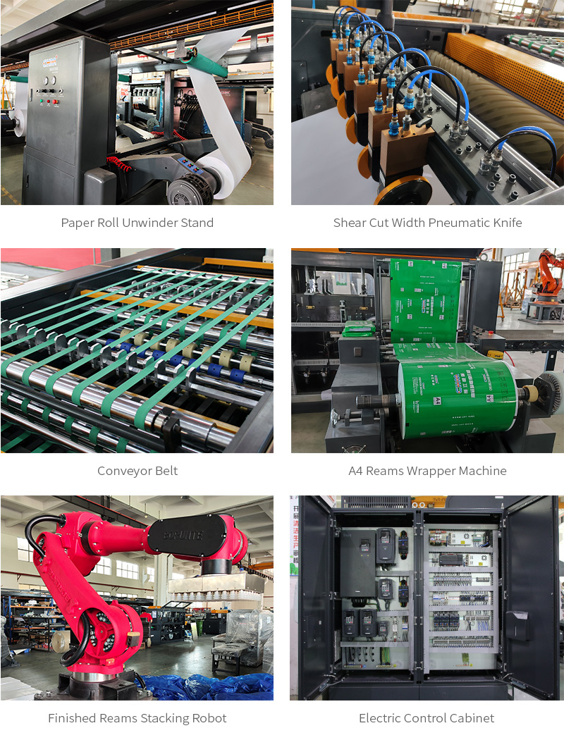 CHM Machinery Cut Size Paper Sheeter And Packaging Machine CHM Machinery Cut Size Paper Sheeter And Packaging Machine